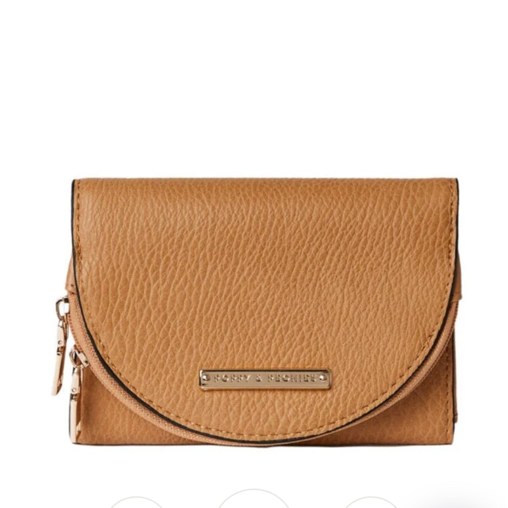 Poppy & Peonies Margaux wallet in Camel